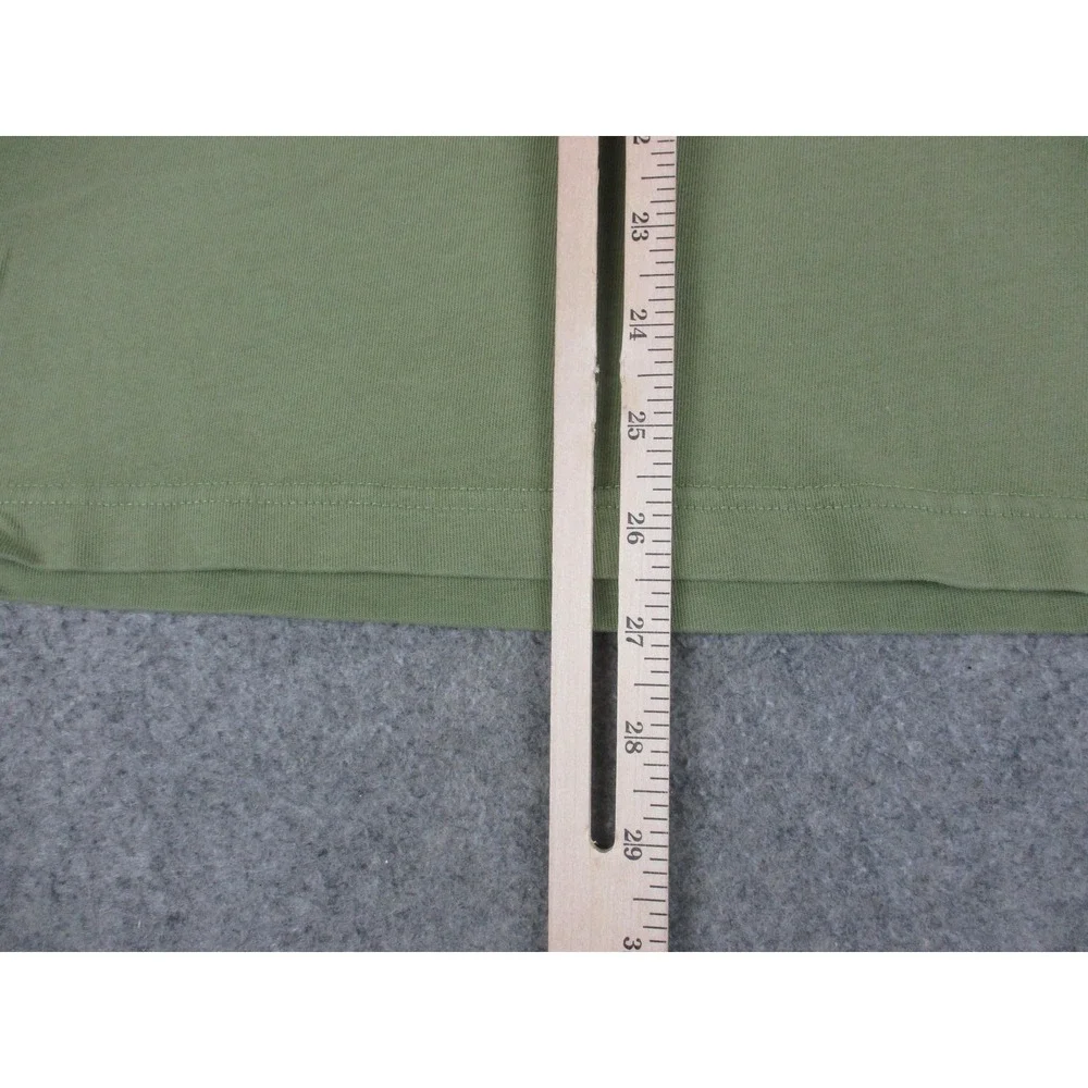 VINTAGE Nike Polo Shirt Mens Medium Green N Pocket Embroidered Swoosh Golf Y2K